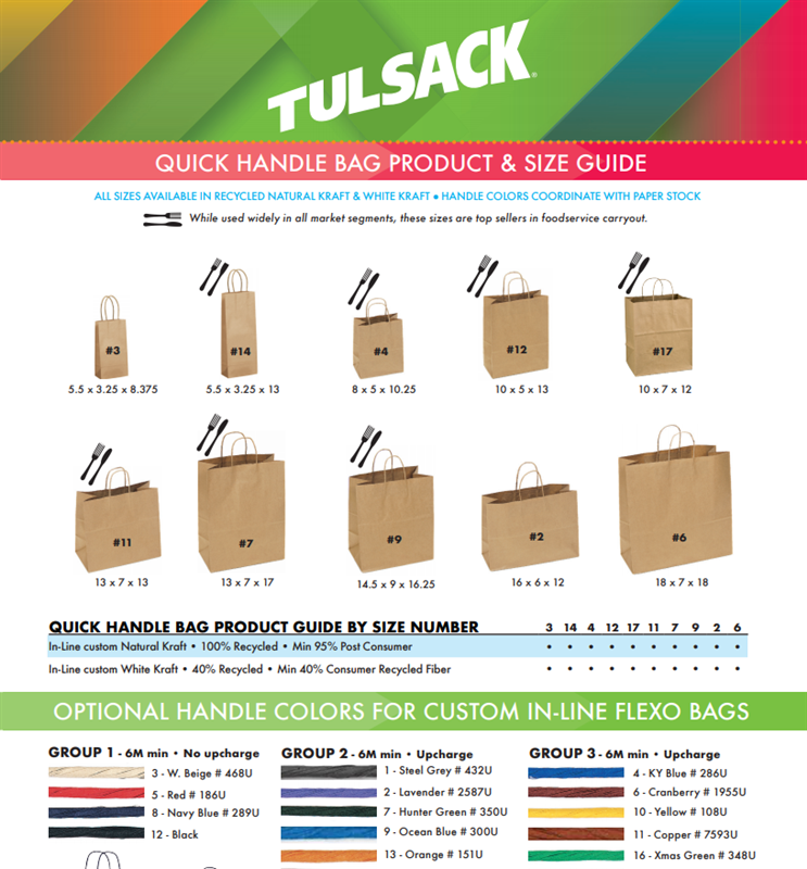 Custom Printed Paper Shopping Bags by Tulsack-ProAmpac