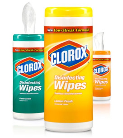 Disinfecting Clorox Wipes